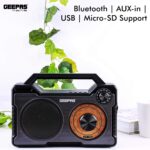 Rechargeable Radio &amp;amp;amp; Music Player Geepas Gr13013
