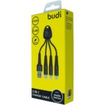 BUDI M8J150K 3-IN-1 KEY CHAIN CABLE