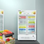 GEEPAS 1100LSIDEBYSIDE SHWCASE GSC1100DN