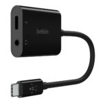 ADAPTOR BELKIN 3.5MM AUDIO+USB C CHARGER
